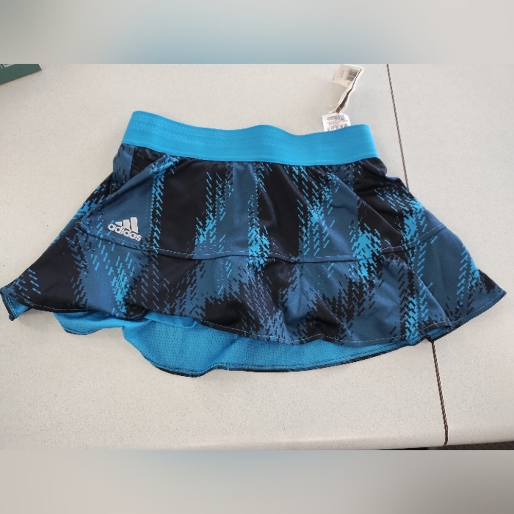 Adidas Skort Blue Black Size Small Nwt....